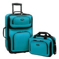 U.S. Traveler Rio Rugged Fabric Expandable Carry-on Luggage, 2 Wheel ...