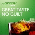 thumbnail image 5 of Green Cola - Sugar Free, Zero Calories, Naturally Sweetened with 100% Stevia Leaf Extract, Carbonated Soda, 100% Cola Taste, 12 Fl Oz each can - Pack of 8, 5 of 5
