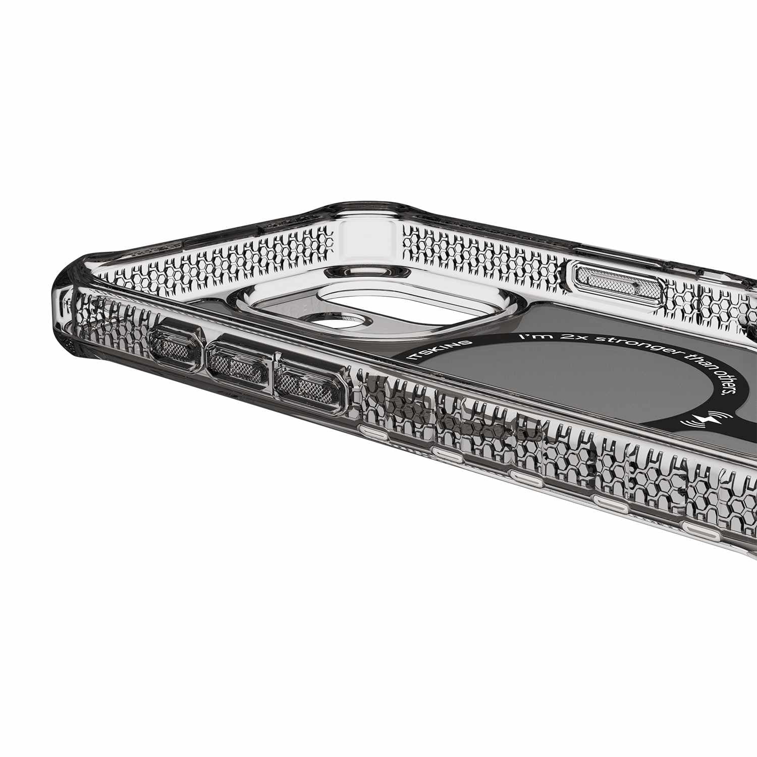 ITSKINS Étui Hybrid_R Vapor MagSafe Smoke pour iPhone 17