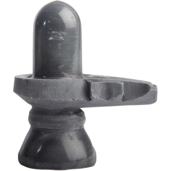 Wonder Care Marble Stone Shiva Lingam Statue Shiva Statue Handcrafted Shiva Lingham Stone Grey Shivling for Pooja |Puja Items for Home Décor- 3 Inches