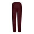 thumbnail image 4 of SDNall Mens Fashion Drawstring Elastic Waist Solid Color Casual Sweat Length Pants, 4 of 9