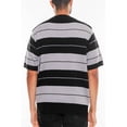 thumbnail image 5 of Mens Classic Charlie Brown Old School Striped Midweight Polo Shirt Street Casual Tshirt, 5 of 5