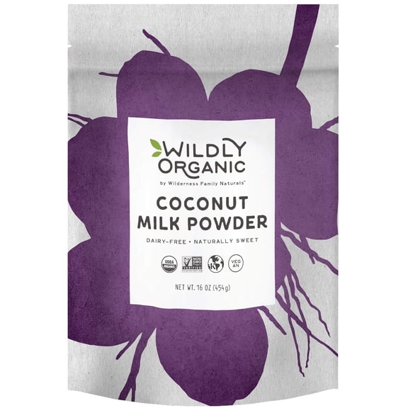 Wildly Organic Coconut Milk Powder - 16 oz Pack of 2