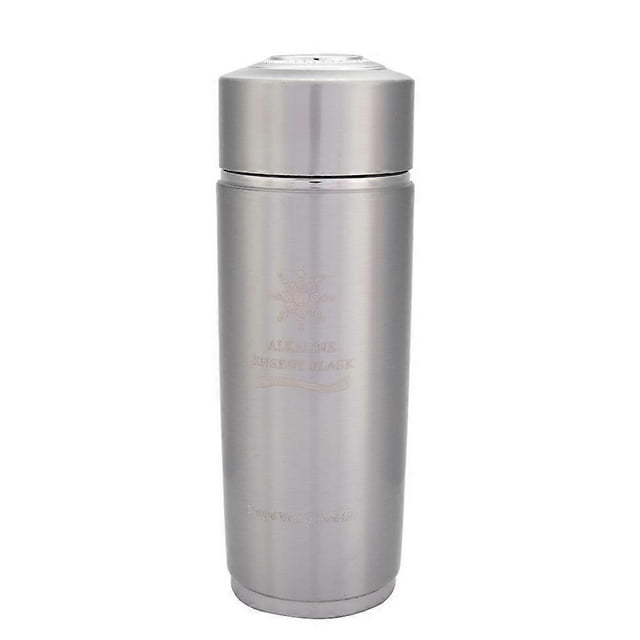 Portable Stainless Steel Alkaline Water Bottle, Nano nce Bio Energy Lonizer Cup (Silver)