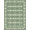 Green, Pattern 8, variant on ODIKA 8'x10' Washable Area Rug Decorative Door Fresh Botanical Cluster Centered Floral Theme for Living Room, Under Sectional, Family , Durable, Non-Slip