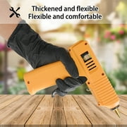 FINITEX Black Nitrile Gloves Disposable, Food Safe Gloves for Cooking, Food Prep, Powder-free, Latex-free, Textured Grip, 3.2 Mil, Pack of 100, Medium