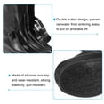 thumbnail image 5 of Waterproof Shoe Cover 30.5x24cm(XXL) Silicone Not-Slip Rain Overshoes Black, 5 of 6