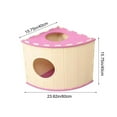 thumbnail image 3 of OAVQHLG3B Cat House Pet Bed Prevents Furniture Damage Portable Grinding Claw Scratch Pad Hideaway Bed Felt Kitten Cave for Indoor Cats, 3 of 6