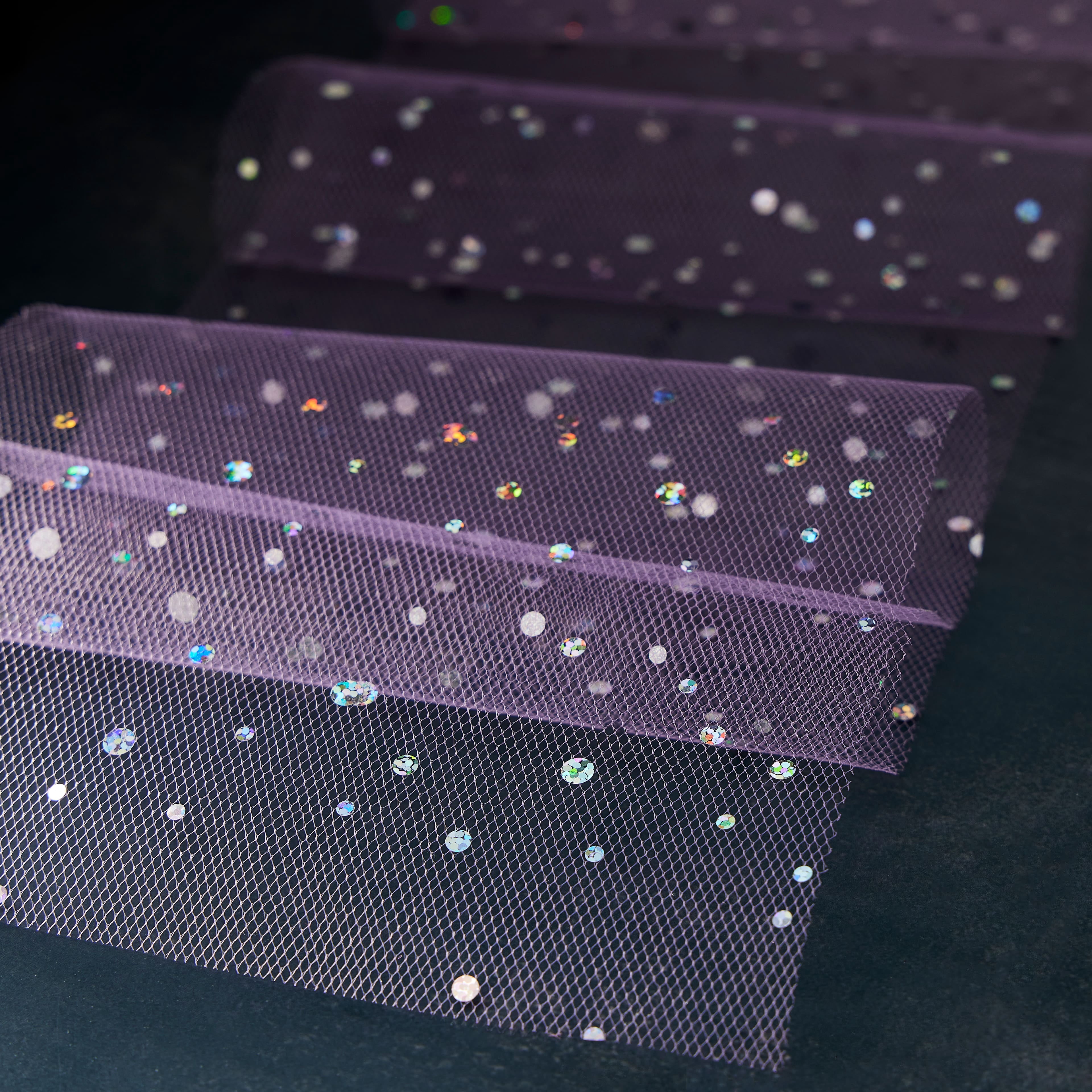 24 Pack: 6" Holographic Dot Tulle by Celebrate It