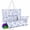 Blue, variant on Mahjong Bag Set for American Mahjong Tiles and Racks, Oxford Cloth Tote with Zipper Tile Bag and Rack Sleeve, Case Only (Blue)