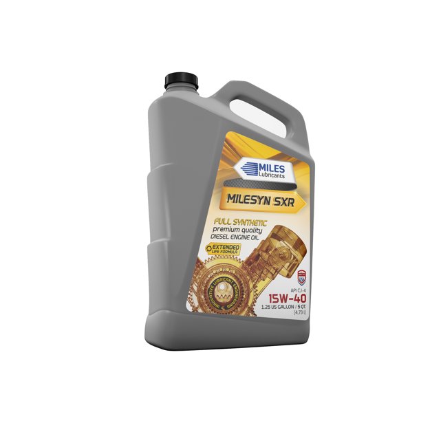 Milesyn SXR 15W40 Full Synthetic Diesel Motor Oil, 5Quart Bottle, Pack