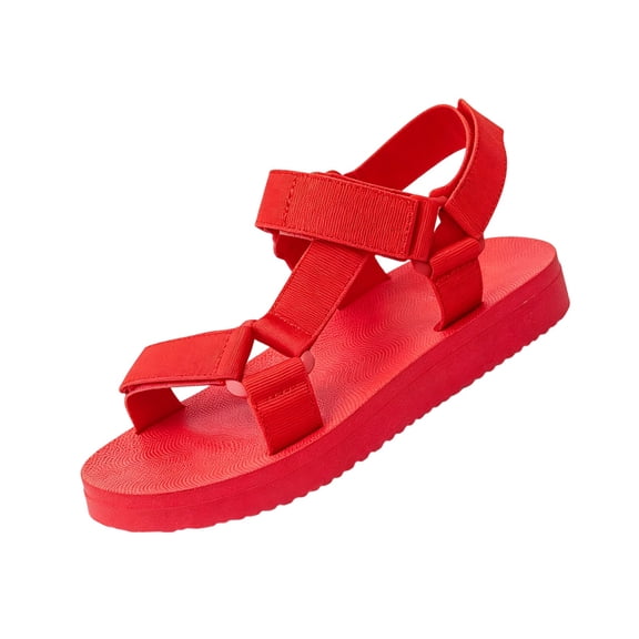 Women's Beach Sandals Summer Light Platform Open Toe Casual Shoes Outdoor Walking Anti Slip Sports Sandals, 36