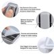 thumbnail image 4 of Set of 2 Silicone Ice Cube Trays, Easy Release, Stackable with Lid, 10 Cavities, LFGB Certified and BPA Free, Ideal for Sports and Water Bottles. (set of 2, grey), 4 of 5