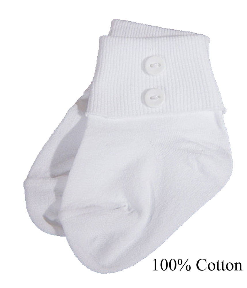 baby boy white socks