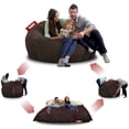 thumbnail image 2 of Puff Cama Queen Size 2 en 1 Baggy Chocolate180 x 150 cm Baggy Puff Baggy 2 Bed Queen Chocolate 180 x 150 cm, 2 of 4