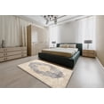 thumbnail image 4 of Ahgly Company Indoor Rectangle Traditional Light French Beige Brown Persian Area Rugs, 2' x 5', 4 of 6