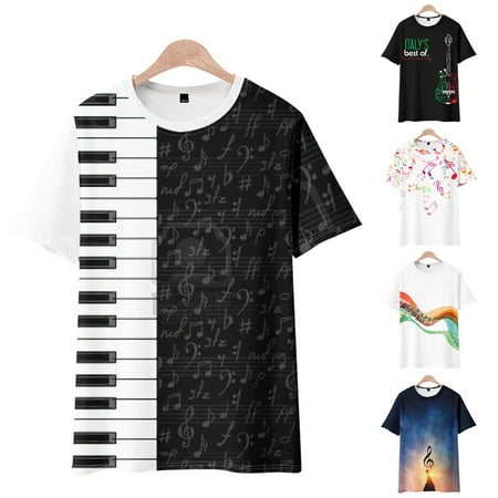 

LANLIN Music Festival Adult Graphic Tee Oversized Tops Up to 8XL