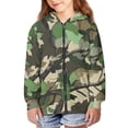 thumbnail image 4 of chaqlin Camo Hunting Hoodies for Boys Girls Size 14-16 Kids Zip Up Hooded Sweatshirt Long Sleeve Hooded Jacket Casual Outerwear with Pocket Fall Winter Fashion Clothes, 4 of 7