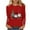 A217 Christmas Red, variant on Xdegoge Sparkle Christmas Tops for Women 3/4 Sleeve Xmas Tree Print Crew Neck T Shirt Dressy Casual Holiday Blouses Tunic Funny Family Party Tee Shirts
