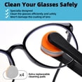 thumbnail image 3 of Glasses Cleaner Kit Eyeglass Cleaner, Anti Fog Spray with Microfiber Lens Cleaning Cloth, Glasses Repair Tool with Screws, Portable Travel Eyeglasses Cleaning Kit with Case C67, 3 of 3