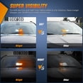 thumbnail image 6 of Nilight Emergency Strobe Lights Windshield Hazard Warning Safety Flash Lights with Suction Cups Super Bright LED Lights Amber White, 6 of 7