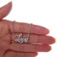 thumbnail image 2 of Love Name Pendant Nameplate Stainless Steel Jewlery Birthday Gift for Girls, 2 of 3