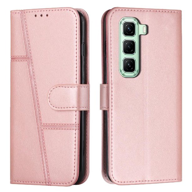 Funda Flip para FOXDOCK Infinix Hot 50 5G – Carcasa delgada y resistente a impactos con soporte para uso diario y profesional