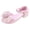 Pink, variant on Quealent Girls Dress Shoes Princess Crystal High Heels Closed Toe Party Wedding Flower Girls Shoes Toddler Little Big Kid Pink for Size 11.5