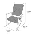thumbnail image 2 of hometrends Woven Rocking Chair, 2 of 5