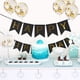 thumbnail image 5 of Pancarta de feliz cumpleaños, guirnalda de cumpleaños, decoraciones para fiestas (negro) Fokelyi LN-2497, 5 of 6