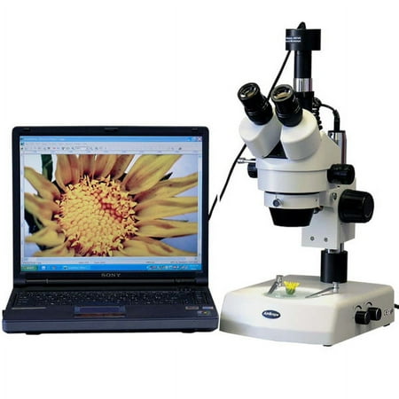 AmScope 3.5X-90X Stereo Zoom Microscope w Dual Halogen Lights + 10MP Camera New price history on PriceWatchPro