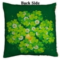 thumbnail image 2 of ABPHQTO Feliz Día de San Patricio Reversible Sirena Lentejuelas Funda de Almohada Decoración para el Hogar Funda de Cojín 40x40 cm, 2 of 2
