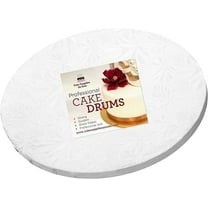 18" White Round Drum 1/2" thick, single unit