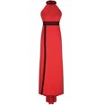 thumbnail image 4 of IROINNID Women's Sheath Dress Fashion Causal Long Slim Sleeveless Formal Dress Solid Color Elastic Waist Dress, 4 of 7