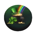 thumbnail image 3 of Gaeub St. Patrick's Day4 14-17in Tire Cover, Spare Tire Cover, for Camper Caravan, Trailer, Car, Truck, SUV, Jeep - 14 inch, 3 of 9