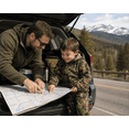 thumbnail image 3 of TrailCrest Boys Camo Full Zip Hoodie Sweatshirt Fleece Jacket & Pant, 8, Camo, 3 of 8
