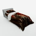 thumbnail image 3 of Ambesonne Fantasy Bedding Set 4 Pcs, Dragon Mountain Myth, Queen, Multicolor, 3 of 3