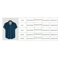 thumbnail image 2 of Wyzesi Chemise de Plage Blanche pour Hommes Chemise Décontractée Musicale Patchwork Imprimée Chemise à Manches Courtes Chemise à Boutons Col Rabattu Chemise Noire pour Hommes Grande Taille, 2 of 4