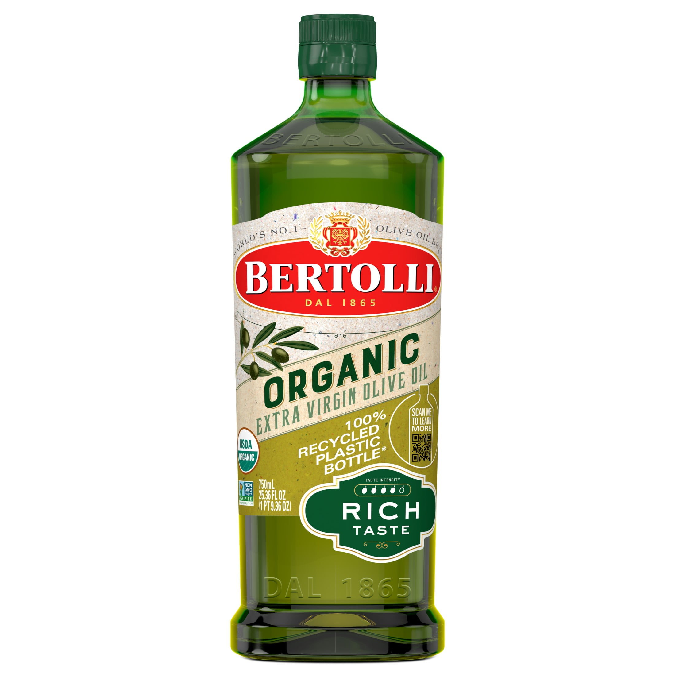 Bertolli Organic Extra Virgin Olive Oil Rich Taste 25.36 OZ