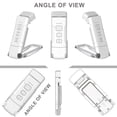 thumbnail image 4 of TFixol USB Rechargeable Book Light with 3 Color Temperatures, 5 Brightness Levels, 30/60 Min Timer, Adjustable Head, Built-in Battery, 9 LED Light Source, ABS+PC+Metal Plate, 46x29.5x20.5cm, 44g, 4 of 7
