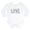 Cloud White, variant on CafePress - Love Makes A Family Infant Creeper Body Suit - Long Sleeve Cotton Baby Bodysuit