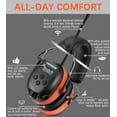 PROHEAR 033 Smart Bluetooth 5.3 AM/FM Earmuffs, Premium Sound, 25dB NRR