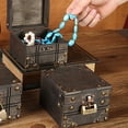 thumbnail image 4 of CAJA de Baratijas Grande, Joya Antigua de Joyería Antigua Detalla Ricos de Madera para la Familia, 4 of 7