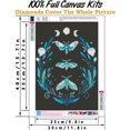 thumbnail image 2 of Kits de pintura de diamante para adultos, mariposas, principiantes, redondo completo, 5D, kit de pintura de diamante, kit de pintura de diamante, insecto, flor, mariposa, arte para decoración de la p, 2 of 5