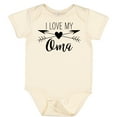 thumbnail image 3 of Inktastic I Love My Oma Heart and Arrows Boys or Girls Baby Bodysuit, 3 of 5