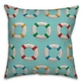 thumbnail image 2 of Creative Products Lifesaver Pattern 16x16 Spun Poly Pillow, 2 of 3