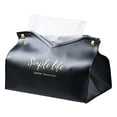 thumbnail image 3 of Simple Pu Leather Tissue Box The Tissue Box Is Designed Reasonably and Suitable for Various Sizes of Tissue Bags. It Can Be Conveniently Placed on The Desktop to The S, Home Textile Storage, 3 of 9