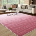 thumbnail image 5 of Tzou Washable Area Rug 8x10 for Bedroom, Modern Gradient Carpet, Anti-Slip, Low Pile, Pink, 5 of 7