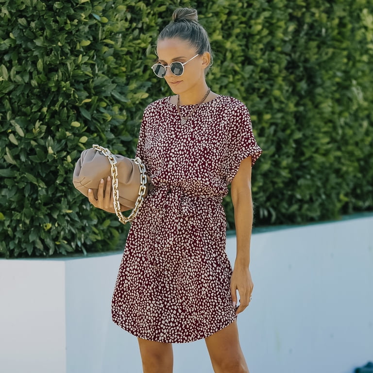 cheetah shirt dress Cheetah Gathered T-Shirt Dress Salvage Cloth