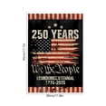 thumbnail image 3 of Double Sided America 250 Garden Flag 12x18 Inch - US 250th Anniversary Outdoor Patriotic Decor for Independence Day Veterans Day, 3 of 6